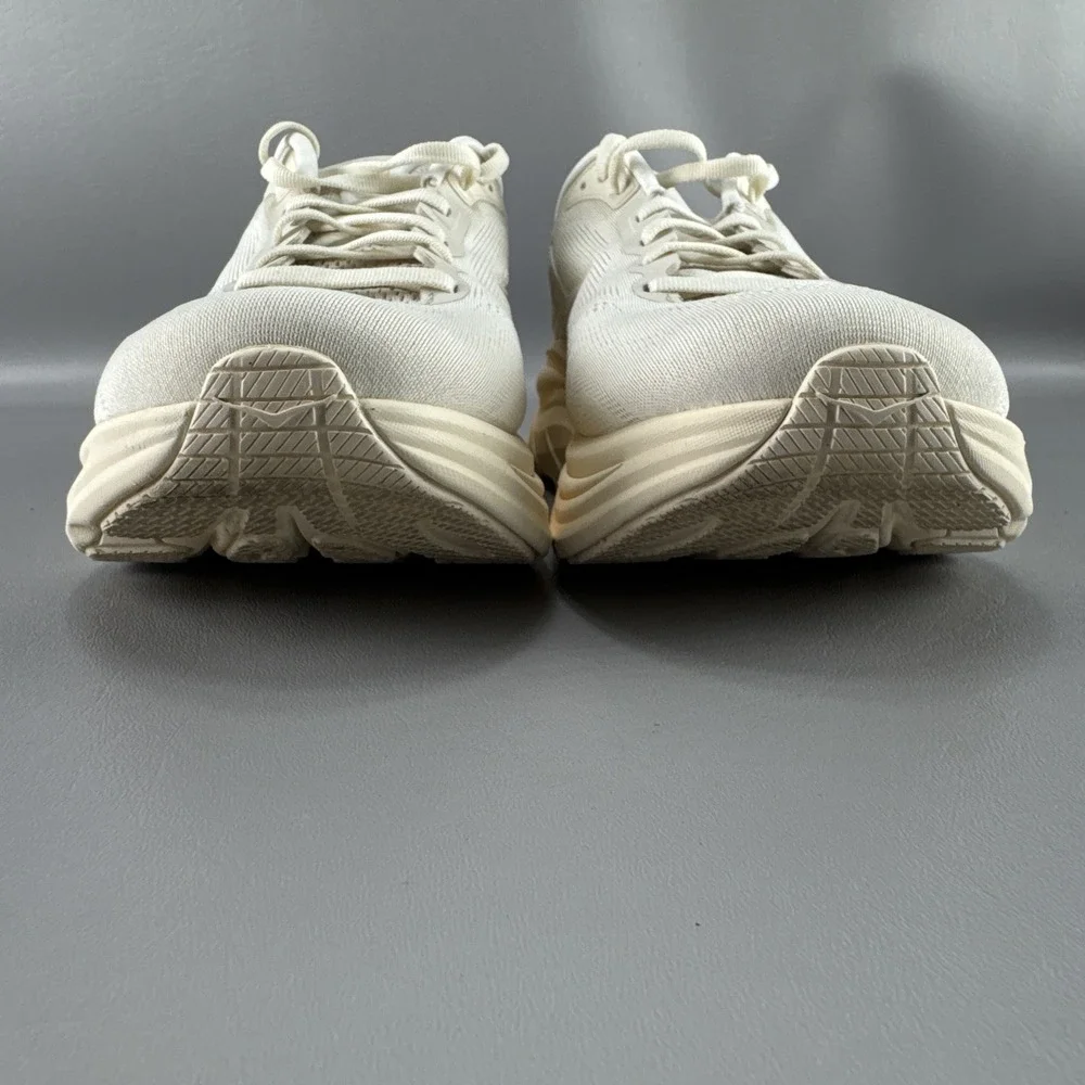 Hoka One One Clifton 11 Womens Oat Milk Athletic Running Sneaker Shoes Size 10 B